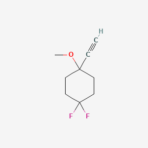 1-Ethynyl-4,4-difluoro-1-methoxycyclohexane