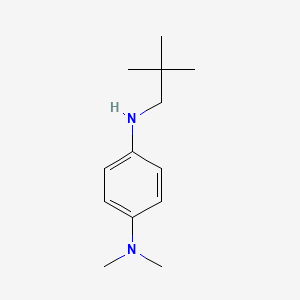 molecular formula C13H22N2 B15304161 n1,n1-Dimethyl-n4-neopentylbenzene-1,4-diamine 