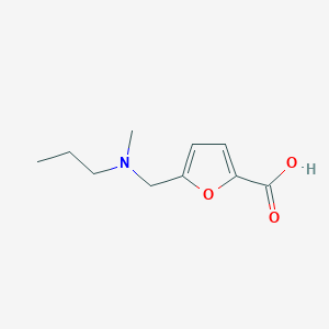 5-{[Methyl(propyl)amino]methyl}furan-2-carboxylic acid