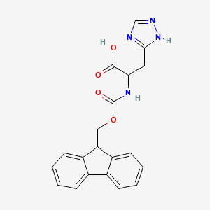 2-({[(9H-fluoren-9-yl)methoxy]carbonyl}amino)-3-(1H-1,2,4-triazol-3-yl)propanoic acid