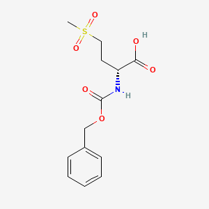 rel-(2R)-2-{[(benzyloxy)carbonyl]amino}-4-methanesulfonylbutanoic acid