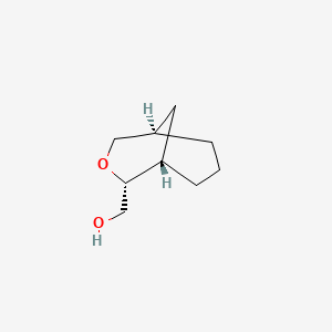 molecular formula C9H16O2 B15304242 (1S,2R,5R)-3-Oxabicyclo[3.3.1]nonan-2-ylmethanol 