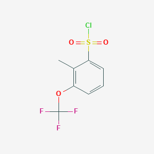 2-Methyl-3-(trifluoromethoxy)benzene-1-sulfonyl chloride