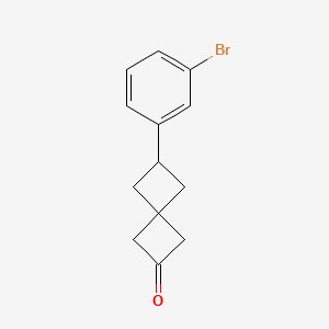 6-(3-Bromophenyl)spiro[3.3]heptan-2-one