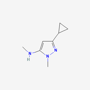 3-cyclopropyl-N,1-dimethyl-1H-pyrazol-5-amine