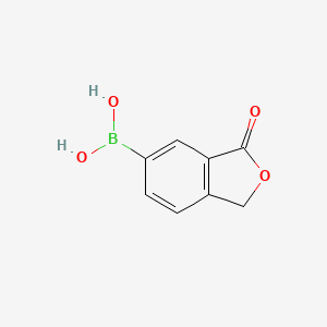 molecular formula C8H7BO4 B15304315 (3-Oxo-1,3-dihydroisobenzofuran-5-yl)boronic acid 