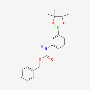 Benzyl (3-(4,4,5,5-tetramethyl-1,3,2-dioxaborolan-2-yl)phenyl)carbamate