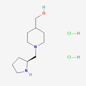 (1-{[(2S)-pyrrolidin-2-yl]methyl}piperidin-4-yl)methanol dihydrochloride