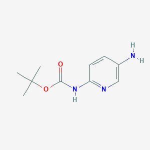 molecular formula C10H15N3O2 B153044 叔丁基（5-氨基吡啶-2-基）氨基甲酸酯 CAS No. 220731-04-4