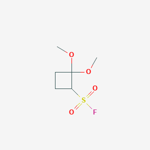 2,2-Dimethoxycyclobutane-1-sulfonyl fluoride