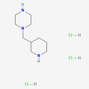 1-[(Piperidin-3-yl)methyl]piperazine trihydrochloride