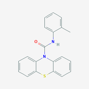 molecular formula C20H16N2OS B15304571 N-(2-methylphenyl)-10H-phenothiazine-10-carboxamide 