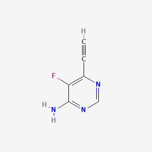 6-Ethynyl-5-fluoropyrimidin-4-amine