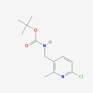 Tert-butyl ((6-chloro-2-methylpyridin-3-yl)methyl)carbamate