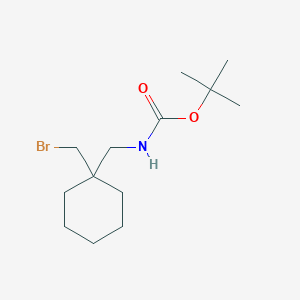 Tert-butyl n-{[1-(bromomethyl)cyclohexyl]methyl}carbamate