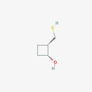 rac-(1R,2S)-2-(sulfanylmethyl)cyclobutan-1-ol