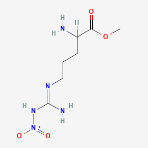 molecular formula C7H15N5O4 B15304641 Methyl (E)-N~5~-[amino(nitroamino)methylidene]ornithinate 