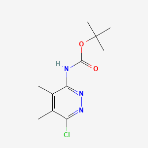 tert-Butyl (6-chloro-4,5-dimethylpyridazin-3-yl)carbamate