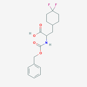 2-(((Benzyloxy)carbonyl)amino)-3-(4,4-difluorocyclohexyl)propanoic acid