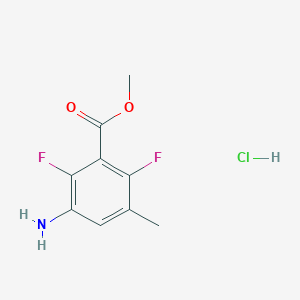 Methyl 3-amino-2,6-difluoro-5-methylbenzoate hydrochloride