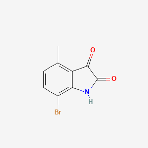 7-bromo-4-methyl-2,3-dihydro-1H-indole-2,3-dione