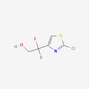 2-(2-Chloro-1,3-thiazol-4-yl)-2,2-difluoroethan-1-ol