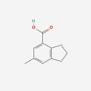 6-methyl-2,3-dihydro-1H-indene-4-carboxylic acid