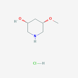 (3R,5S)-5-methoxypiperidin-3-ol hydrochloride