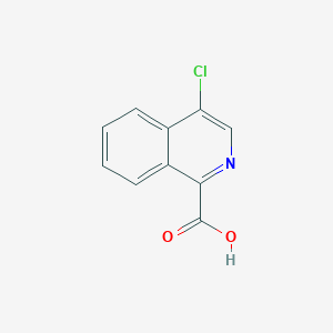 molecular formula C10H6ClNO2 B15304801 4-Chloroisoquinoline-1-carboxylic acid 