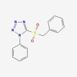 1-phenyl-5-phenylmethanesulfonyl-1H-1,2,3,4-tetrazole