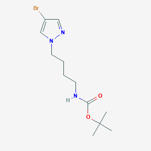 tert-butyl N-[4-(4-bromo-1H-pyrazol-1-yl)butyl]carbamate