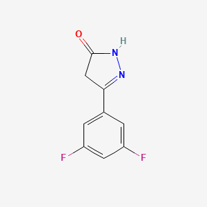 3-(3,5-difluorophenyl)-1H-pyrazol-5-ol