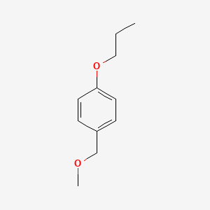 molecular formula C11H16O2 B15304865 1-(Methoxymethyl)-4-propoxybenzene 