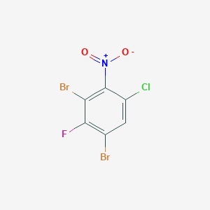 1,3-Dibromo-5-chloro-2-fluoro-4-nitrobenzene