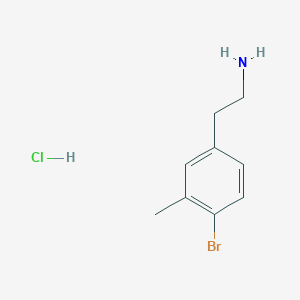 2-(4-Bromo-3-methylphenyl)ethan-1-amine hydrochloride