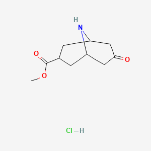 Methyl 7-oxo-9-azabicyclo[3.3.1]nonane-3-carboxylate hydrochloride