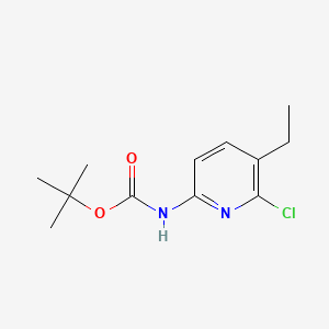 tert-Butyl (6-chloro-5-ethylpyridin-2-yl)carbamate