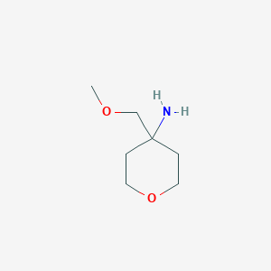 molecular formula C7H15NO2 B1530497 4-(甲氧甲基)氧杂-4-胺 CAS No. 1029805-91-1