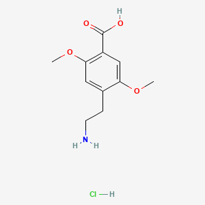 4-(2-Aminoethyl)-2,5-dimethoxybenzoic acid hydrochloride