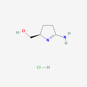 [(2R)-5-iminopyrrolidin-2-yl]methanolhydrochloride