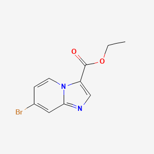 molecular formula C10H9BrN2O2 B1530498 Ethyl 7-bromoimidazo[1,2-a]pyridine-3-carboxylate CAS No. 1134327-98-2