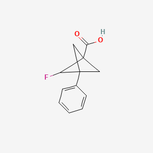 2-Fluoro-3-phenylbicyclo[1.1.1]pentane-1-carboxylic acid