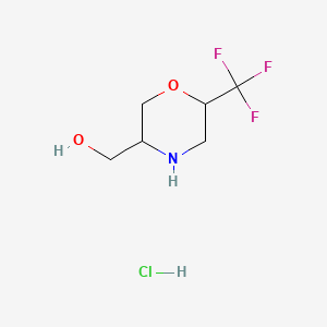 [6-(trifluoromethyl)morpholin-3-yl]methanol hydrochloride, Mixture of diastereomers