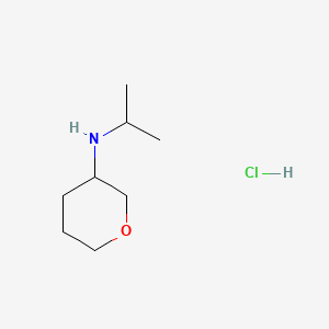 N-(propan-2-yl)oxan-3-amine hydrochloride