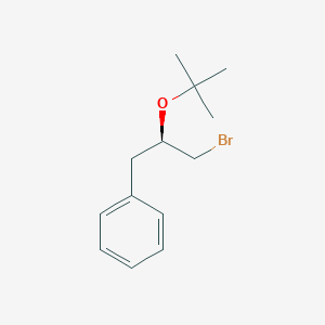 molecular formula C13H19BrO B15305022 [(2R)-3-bromo-2-(tert-butoxy)propyl]benzene 