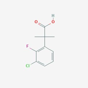 molecular formula C10H10ClFO2 B1530506 2-(3-氯-2-氟苯基)-2-甲基丙酸 CAS No. 1035262-79-3