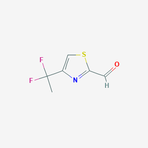 4-(1,1-Difluoroethyl)-1,3-thiazole-2-carbaldehyde