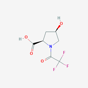 (2R,4R)-4-Hydroxy-1-(2,2,2-trifluoroacetyl)pyrrolidine-2-carboxylic acid