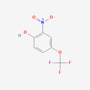 molecular formula C7H4F3NO4 B153051 2-硝基-4-(三氟甲氧基)苯酚 CAS No. 129644-56-0