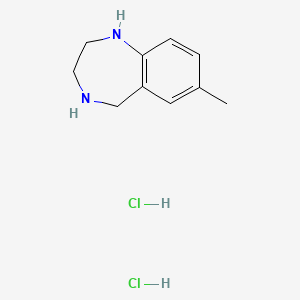 7-methyl-2,3,4,5-tetrahydro-1H-1,4-benzodiazepine dihydrochloride